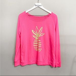 Lilly Pulitzer Sandy Popover Sweatshirt in Pink L